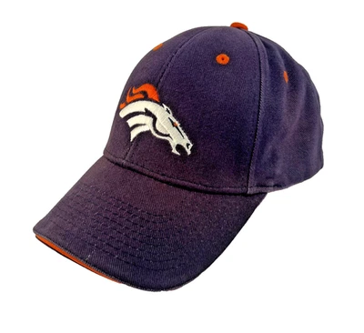Sombrero ajustable Denver Broncos • Gorra de papá azul marino/naranja • Logo bordado • OSFM Foto 1 de 4
