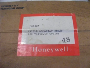 honeywell L8052A Triple Aquastat Relais 120v - Bild 1 von 2