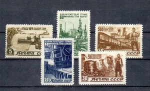 Russia 1946 Sc 1075-79 Industries MNH OG - Picture 1 of 1