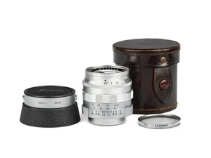 Leica Leitz Summilux 50mm F1.4 Lens chrome V1 LTM L39 11014 SOWGE EARLY | RARE - Picture 1 of 19