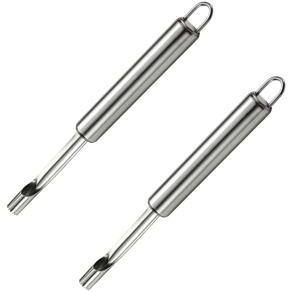 2x Apfelentkerner Edelstahl Apfelausstecher Fruchtentkerner Entkerner Ausstecher - Bild 1 von 3
