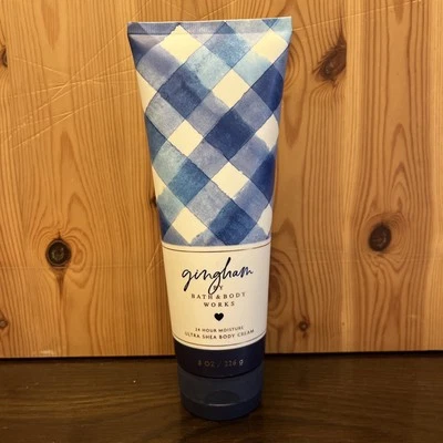 Bath and Body Works Ultra Shea Body Cream Gingham 24 Hour Moisture 8 oz NEW - Image 1 of 2