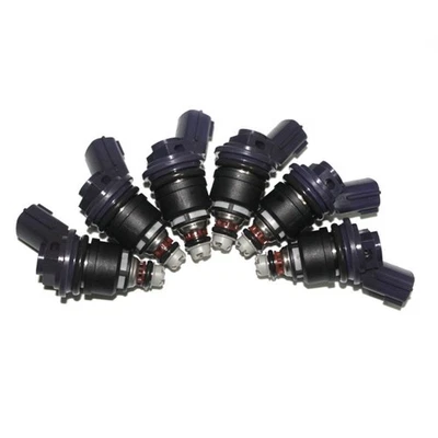 6 ТОПЛИВНЫХ ФОРСУНОК 16600-67U01 370CC 16600-21U01 ДЛЯ 90-96 NISSAN 300ZX 3.0 V6 - Изображение 1 из 4