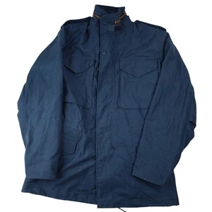 Vintage Alpha Industries Mens XS Military Cold Weather Field Jacket Blue - Picture 1 of 12