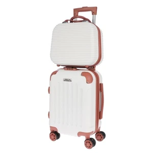 Juego de maletas rígidas de 2 piezas maleta de viaje trolley maleta TSA bolsa de cosméticos bolsa - Imagen 1 de 10