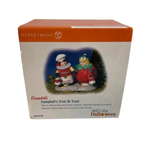Figura de Halloween Truco o trato Campbell de Snow Village Department 56 5655198 - Imagen 1 de 7