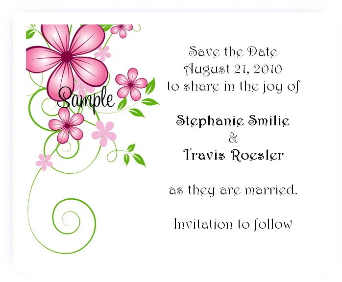 100 tarjetas personalizadas de boda nupcial rosa floral para guardar la fecha  Foto 1 de 1