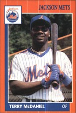 1990 Jackson Mets Grand Slam #27 Terry McDaniel