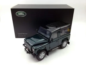 KYOSHO 1:18 LAND ROVER DEFENDER 90 Green Diecast Metal Model Car 08901G - Picture 1 of 9