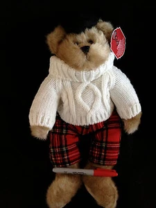 NWT~16 inch TEDDY BEAR FERGUS BY TRADE SECRET-ship free - Picture 1 of 1