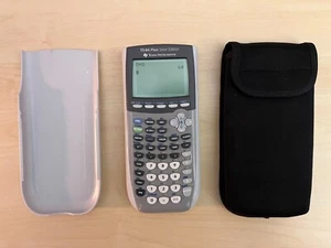 Texas Instruments TI-84 Plus Silver Edition Graphing Calculator Cover Case Works - Picture 1 of 11