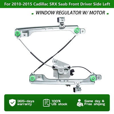 Regulador de ventana con motor para Cadillac SRX Saab 2010-2015 lado del conductor delantero izquierdo Foto 1 de 4