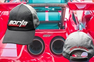 BORLA Hat Cap Muffler Performance Race Exhaust Car Track - Picture 1 of 7