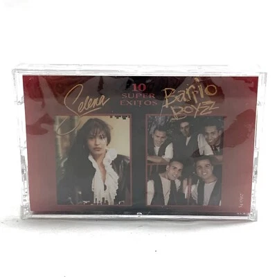 Selena & Barrio Boyzz 10 Super Exitos Cassette Tape Vintage 1994 Brand New - Image 1 of 4
