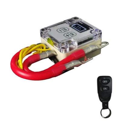 Interruptor de desconexión de batería control remoto interruptor de apagado antirrobo para coche camión RV Foto 1 de 4