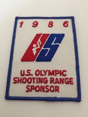 Parche patrocinador campo de tiro olímpico de Estados Unidos 1986 Foto 1 de 3