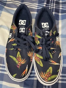 DC Floral Skate Shoes Size 7 - Picture 1 of 4