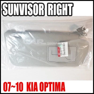 KIA 06-10 Optima Magentis  Passenger Right Inside Sun Visor Gray  85202-2G010QW - Image 1 of 4