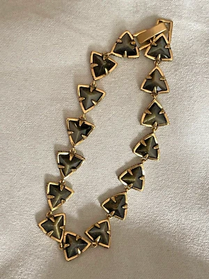 Kendra Scott Robby/Perry Bracelet in Vintage Gold with Golden Obsidian - Image 1 of 4