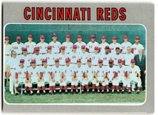 ! 1970 Topps Baseball Reds Team Photo/Records Cincinnati Reds #544
