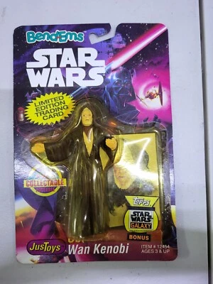 Obi-Wan Kenobi 1993 Guerra de las Galaxias JusToys Bend-Ems Sin usar, en caja Nuevo Foto 1 de 2