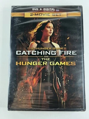 The HUNGER GAMES + CATCHING FIRE DVD+Digital Ultraviolet 2-Movie Set - BRAND NEW - Image 1 of 3