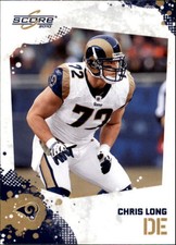 2010 Score Football Card #270 Chris Long