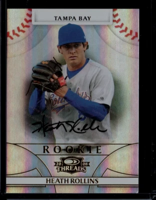 Heath Rollins (Tampa Bay) 2008 Donruss Playoff Rookie Threads Auto RC/999 Mint+ - Image 1 of 2