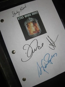 Guión Película Firmado Ojos Anchos Cierrados X4 Stanley Kubrick Tom Cruise Nicole Kidman RP - Imagen 1 de 1