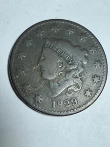 1829 USA Braided Hair 1 Cent Münze - Bild 1 von 2