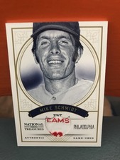 2012 Panini National Treasures Mike Schmidt Laundry Tag Patch #’d 6