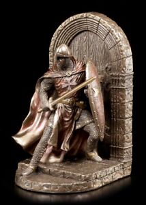 Buchstütze einzeln - Ritter Figur links - Templer Tempelritter Veronese