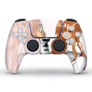 PS5 Controller Skin Aufkleber Aufkleber Vinyl Wrap Weiß Anime Girl PlayStation 5 - Bild 1 von 1