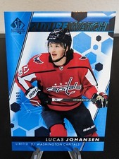 2022-23 UPPER DECK SP AUTHENTIC LUCAS JOHANSEN FUTURE WATCH BLUE 236/399