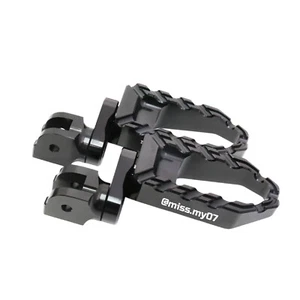 Custom 1 inch Extend Black Front Wide Foot Pegs For MONKEY 125 18-20 21 22 23 24 - Picture 1 of 8