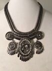 M Haskell Statement Necklace - Silver  Necklace Mh11