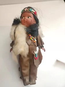 Carlson Little Indian Doll Number 50-11 Made In USA - Picture 1 of 5