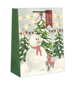Bolsa de regalo mediana para vacaciones - Winter Wonderland - Imagen 1 de 1