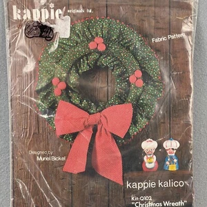 Kappie Originals Weihnachtskranz Set Q102 Muriel Bickel Stoffset 1979 - Bild 1 von 5