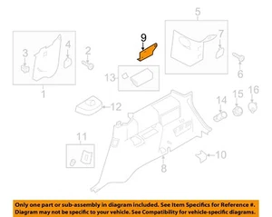 FORD OEM 08-19 Flex Interior Trim-Lower Qtr Trim Mount Bracket 8A4Z74311A24A - Picture 1 of 2