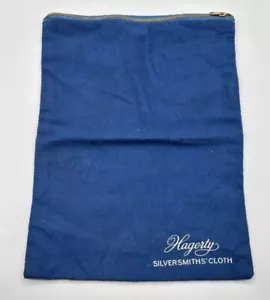Hagerty Silberschmiede Stoff 9” x 12” Reißverschluss Flanell Aufbewahrungstasche für Silber - Bild 1 von 2