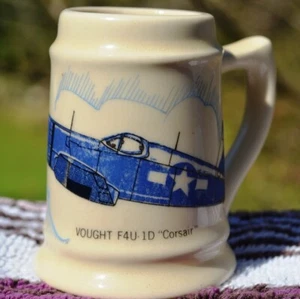 SMITHSONIAN INSTITUTION VAUGHT F4V-1D "CORSAIR" MINI MUG - Picture 1 of 3