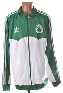 NBA BOSTON CELTICS BASKETBALL TRACK JACKET ADIDAS ORIGINALS SIZE XXL - Picture 1 of 9