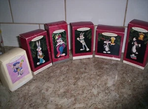 6 PUNZE LOONEY TUNES ORNAMENTE KÄFER HASE/SYLVESTOR/SWEETY KONVOLUT - Bild 1 von 5
