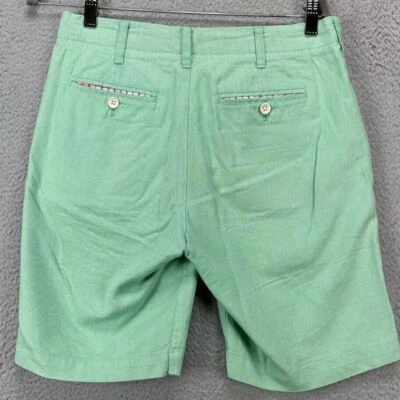 Bonobos Shorts Mens 29 Green Khaki Chino Flat Front - Image 1 of 4