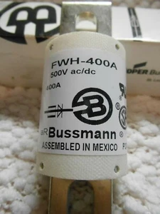 NEW COOPER BUSSMANN FWH-400A Fuse 400A  500v ac/dc  Semi Conductor OSR3 - Picture 1 of 3