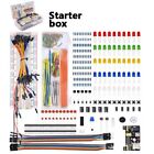Complete Starter Kit for Breadboard with 830 Connection Points, Power Module,