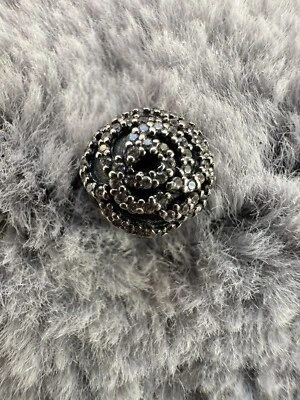 Pandora Sterling Silver Shimmering Rose Cz Clip Charm  791529CZ - Image 1 of 4