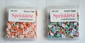 Easter Sprinkletz / Shaker Cards / Easter Eggs or Bunny Trail ~ Carrots & Bunny - Picture 1 of 3