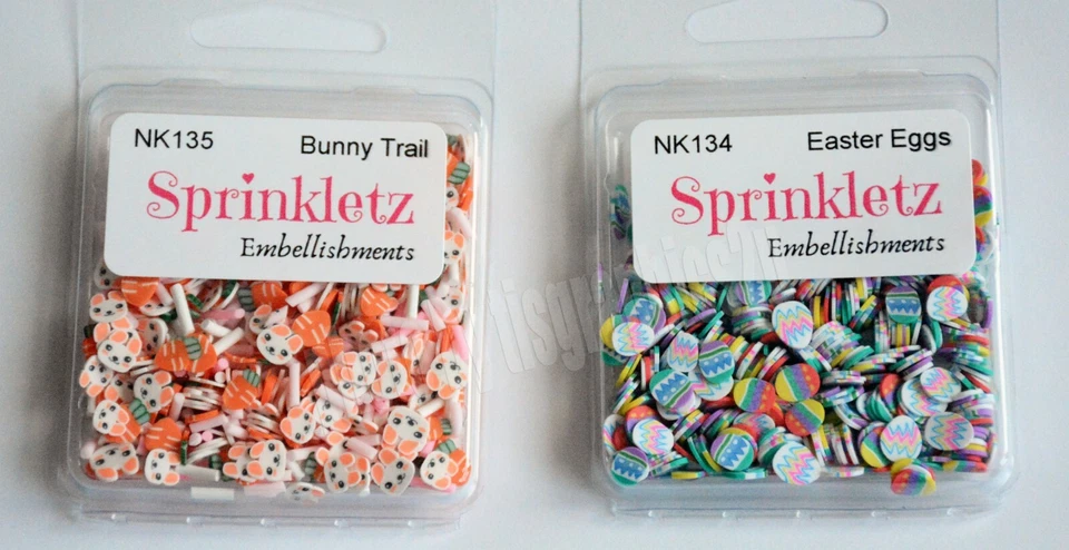 Easter Sprinkletz / Shaker Cards / Easter Eggs or Bunny Trail ~ Carrots & Bunny - Image 1 of 1